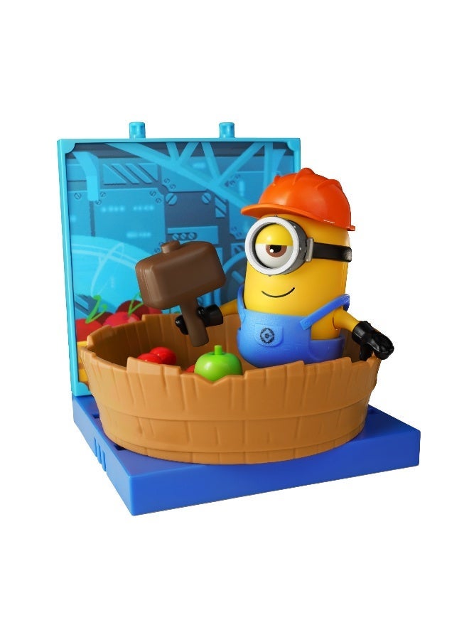BLOKEES PreCool Stuart Minion Jelly Factory Model Kit | Buildable Despicable Me Action Figure with Hammer & Fruit Accessories | Collectible STEM Construction Toy for Kids Ages 4+ - Image 2